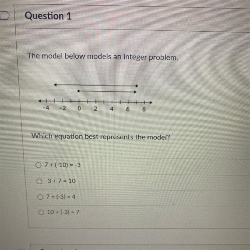 Which equation represents the model?-example-1