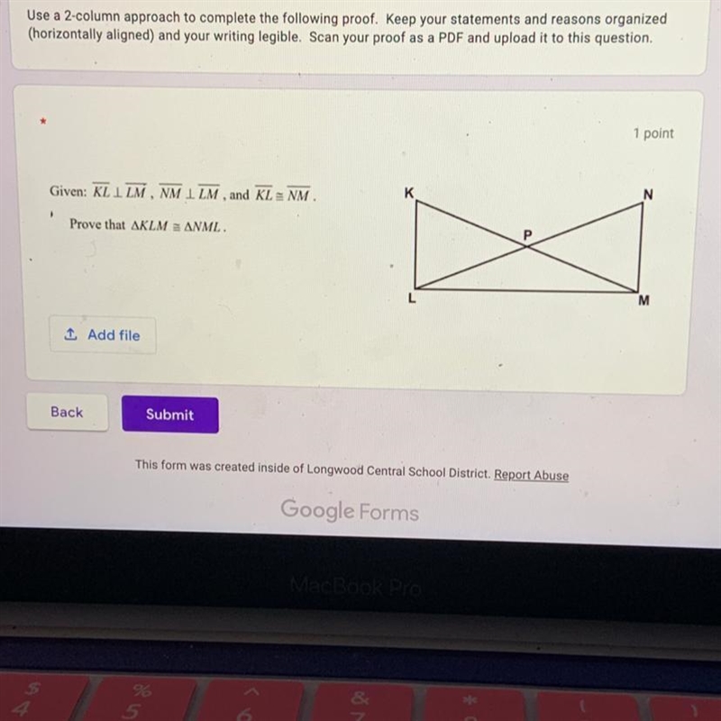 Can someone please help me with a proof for this. you can use HL thereom, ASA, SSS-example-1