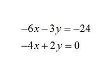 To solve the following system by elimination of the x terms, if the first equation-example-1