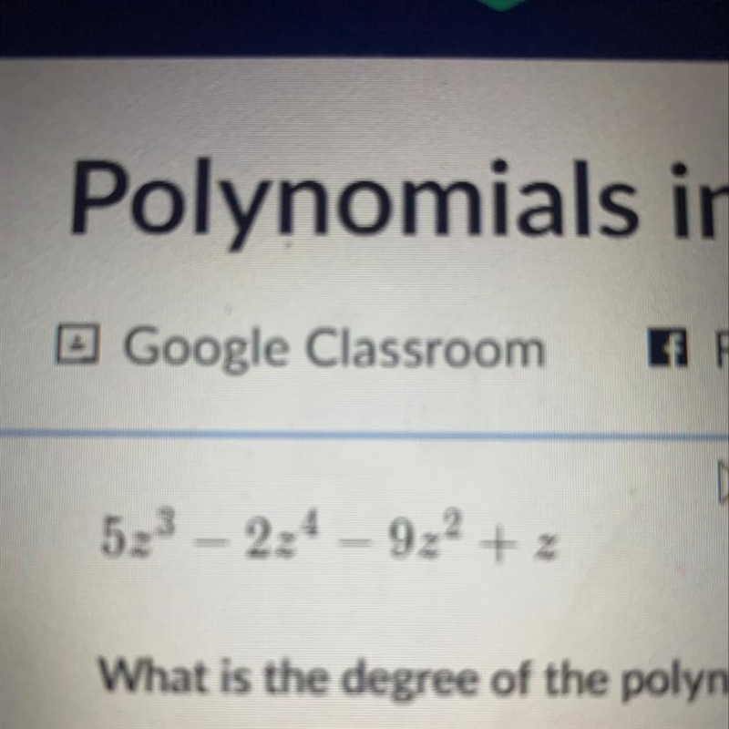 What is the degree of the polynomial-example-1