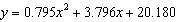 The data set represents a progression of hourly temperature measurements. Use a graphing-example-2