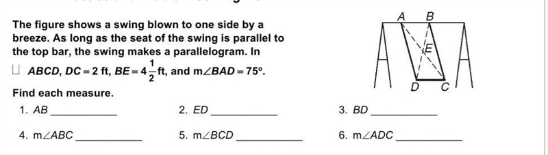 The figure shows a swing blown to one side by a breeze. As long as the seat of the-example-1