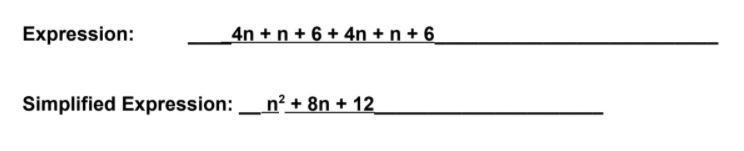 A student wrote and simplified an expression for the perimeter of the rectangle. (Using-example-2