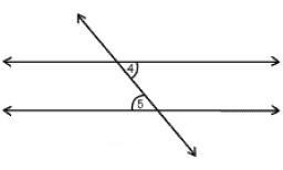 Consider the diagram below of two alternate interior angles. Based on the symbols-example-1