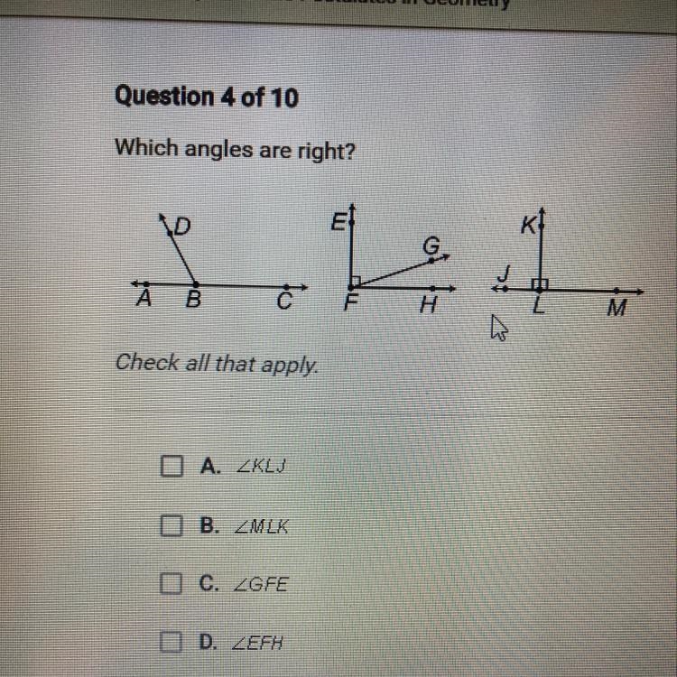 Which angles are right?-example-1