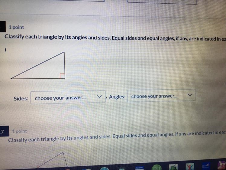 What Kind Of Sides And Angles Does This Triangle Have?-example-1