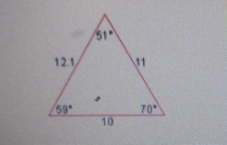 Classify the following triangle check all that apply A.Scalene B.Equilateral C.Isosceles-example-1