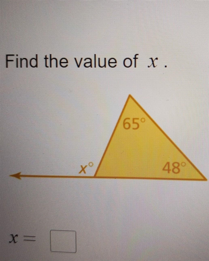 Find the value of x. ​-example-1