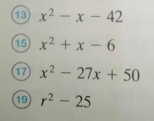 Factorise the following quadratic equations ​-example-1