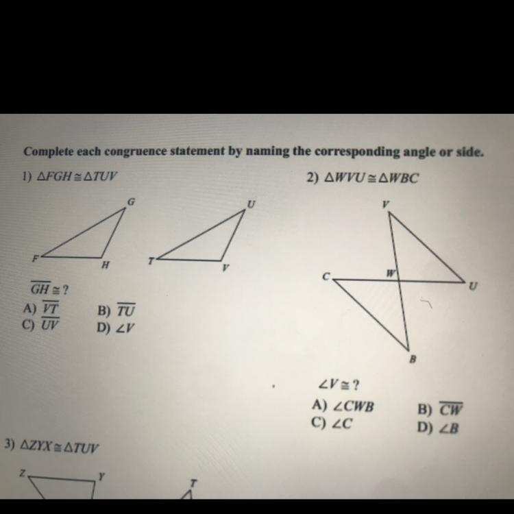 Congruent parts of congruent triangles Please help me with this!-example-1