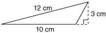 What is the area of the following figure: A) 30 cm 2 B) 36 cm 2 C) 18 cm 2 D) 15 cm-example-1