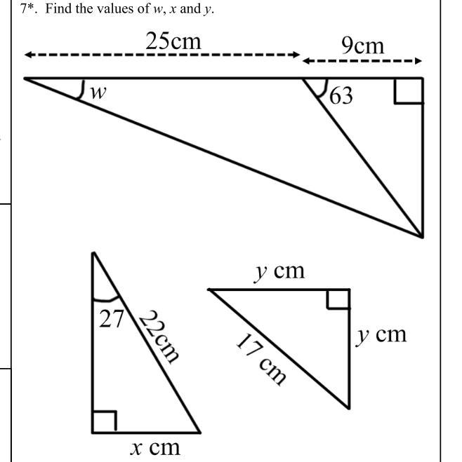 Find the values of w, x and y.-example-1