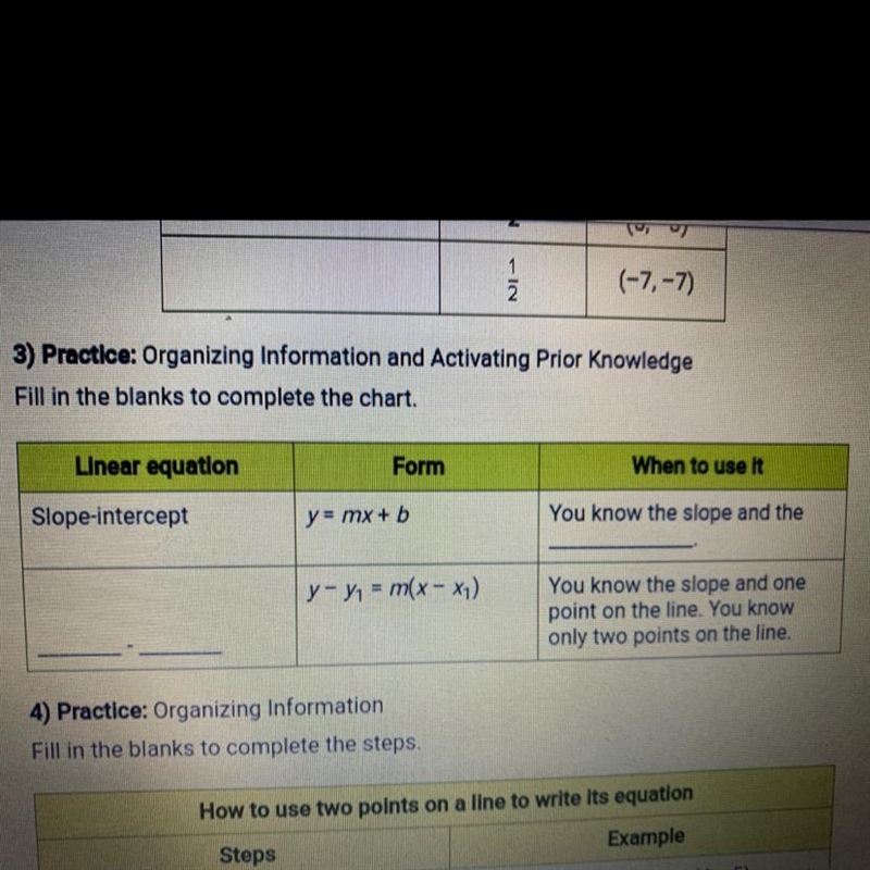 Need help filling out the chart for #3-example-1