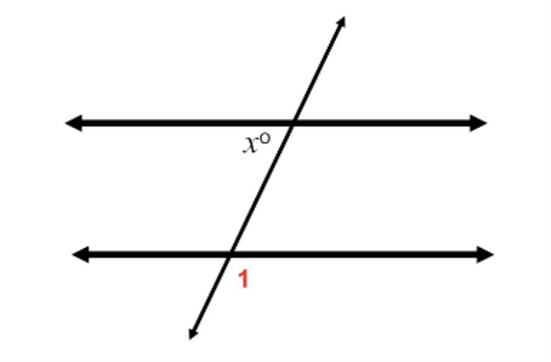 If m ∠ 1 = 101, what is the value of X?-example-1