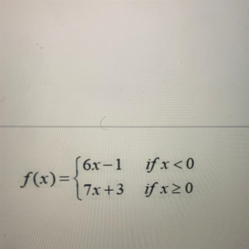 Evaluate the piecewise function for f(-2). A. -15 B. -13 C. 11 D. 17-example-1