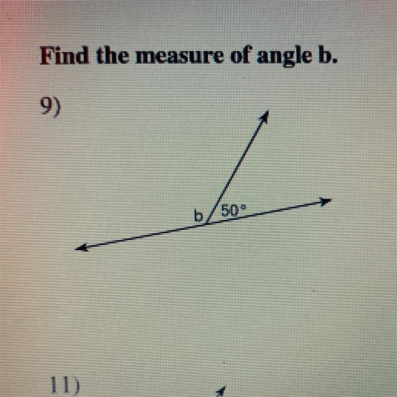 Find the measure of angle b-example-1