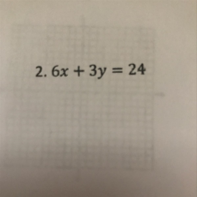 Find the inverse f-1(x) for the function f(x). 6x + 3y = 24-example-1