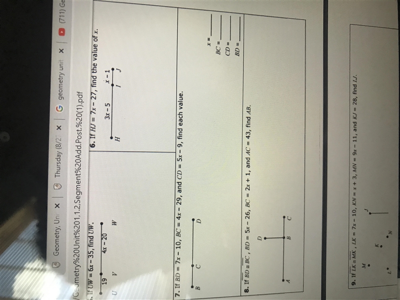 Can someone please help me with 1-9 Sorry 25 points is all I have-example-1