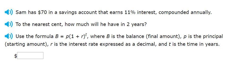 Correct answers only please! To the nearest cent, how much will he have in 2 years-example-1