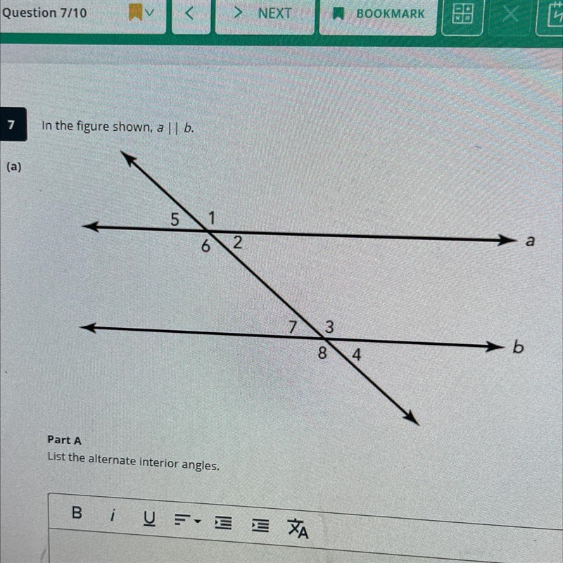 Please help me list the alternate interior angles, alternate exterior angles, corresponding-example-1