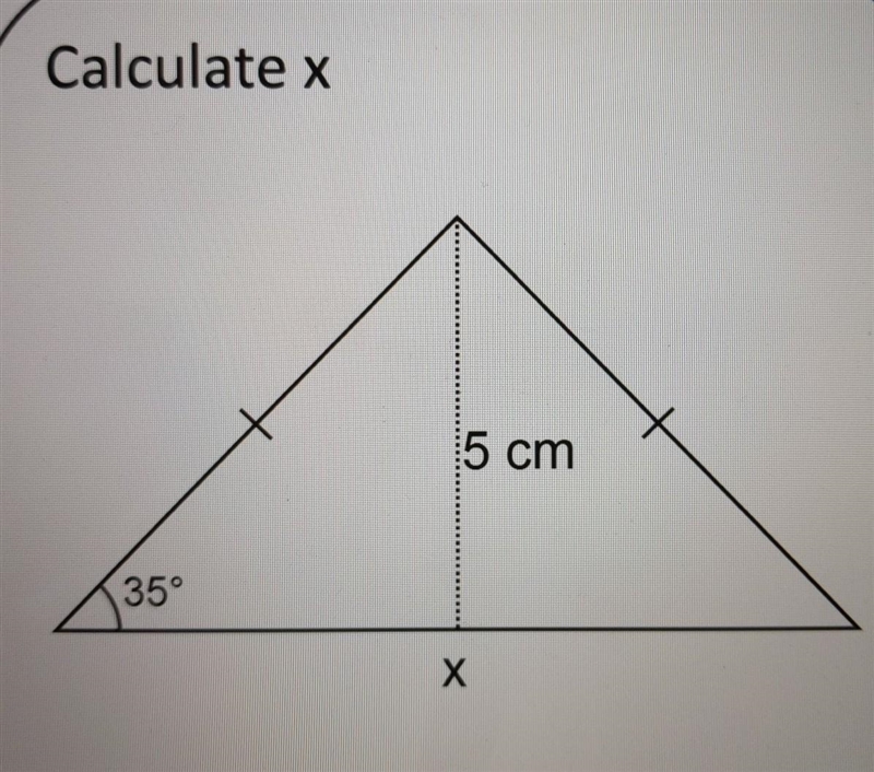 Calculate x pls help!! ​-example-1