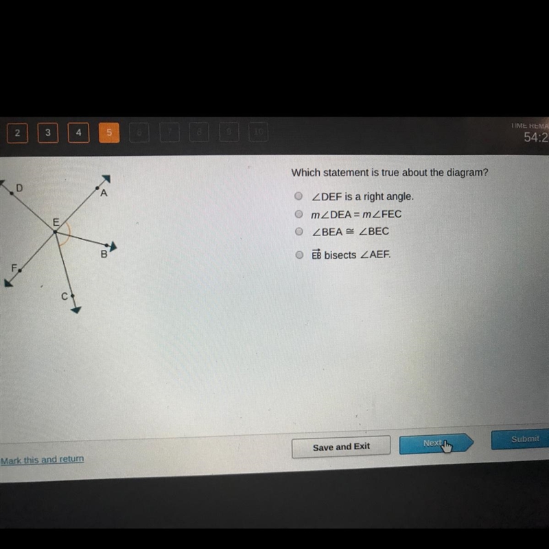 Which statement is true about the diagram-example-1