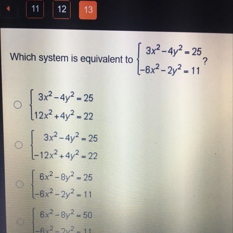 Which system is equivalently to-example-1