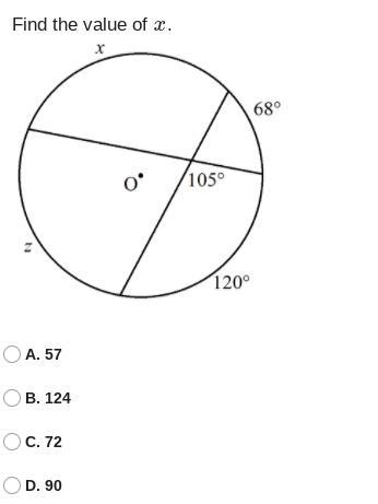 Find the value of x and explain-example-1