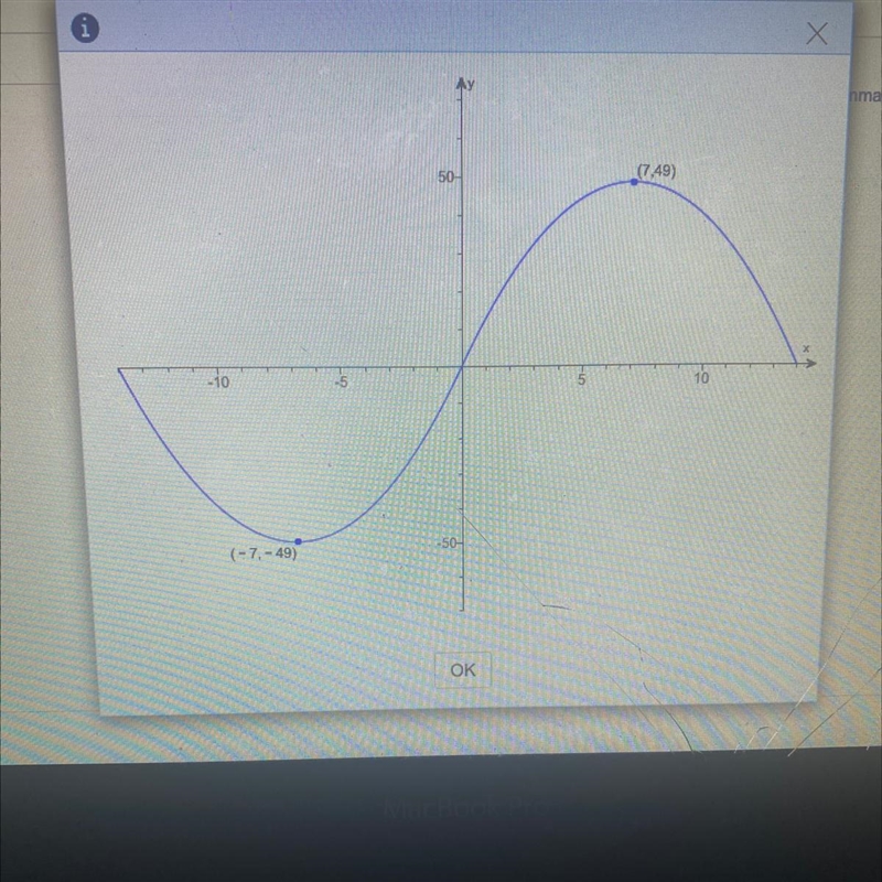 List the intervals on which f is increasing.-example-1