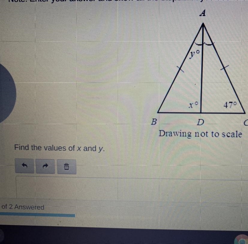 Find the values of x and y. Please show steps-example-1