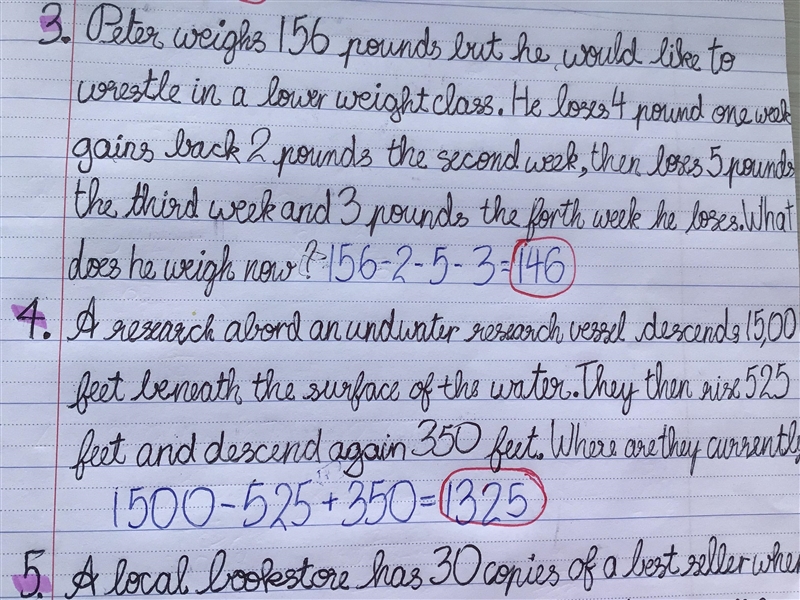 Hi there just wondering does my work look good The teacher says it need to look perfect-example-1