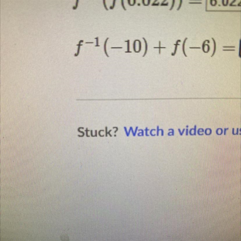 F^-1(-10) + f(-6) Please help!!!!-example-1