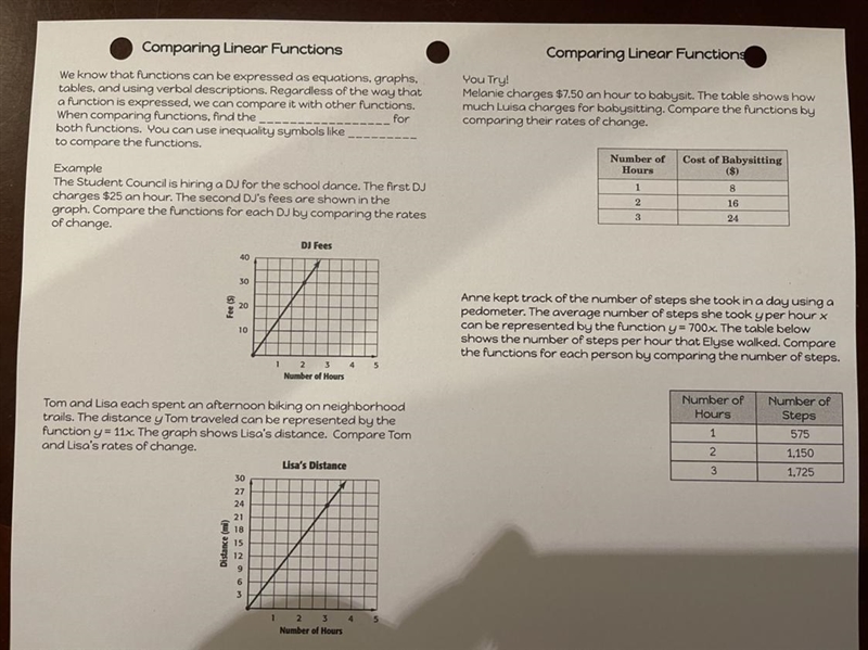 Comparing linear function answers and explained pleaseeee-example-1