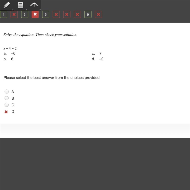 Solve the equation. Then check your solution.-example-1