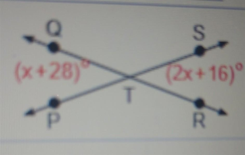 A student uses the vertical angles theorem and the definition of complementary angles-example-1