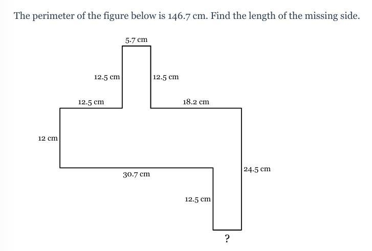 Find the missing side-example-1