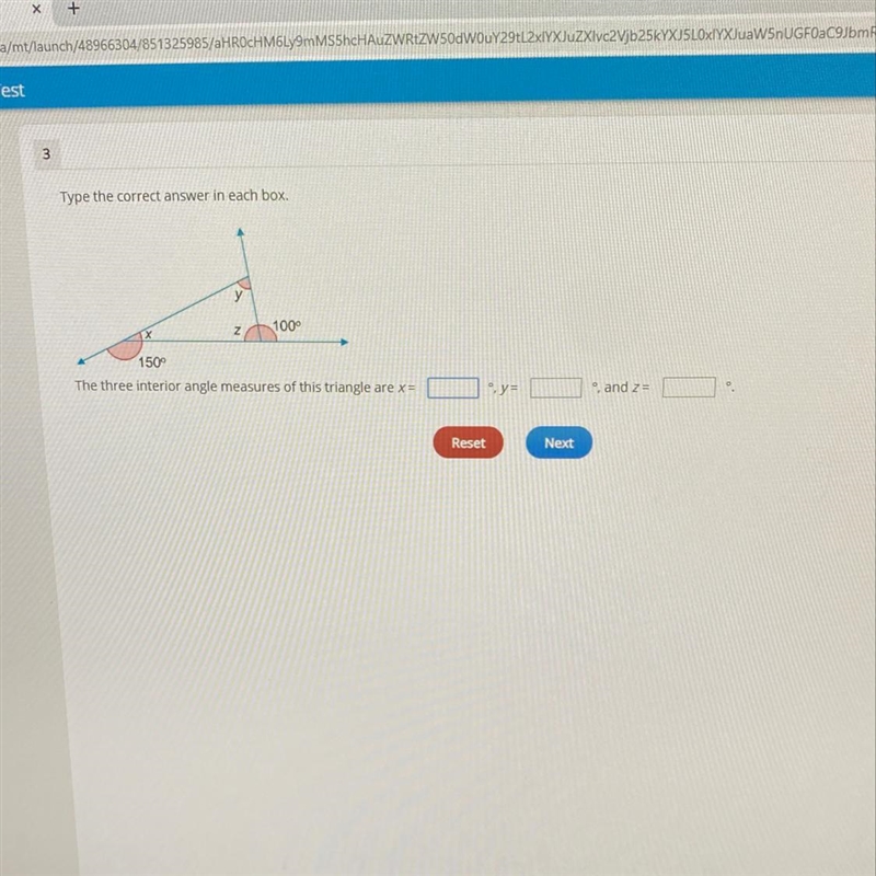 Angles: can somebody tell me the angles of X, Y, Z please p.s 25 points if answered-example-1