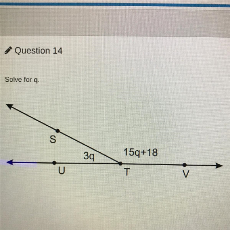 Solve for q. HEELLPP-example-1