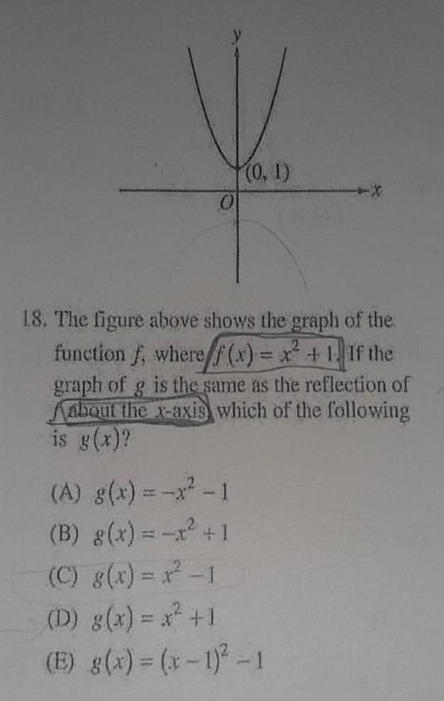 If the figure above shows the graph of the function F, where f(x) = x^2 + 1, if the-example-1