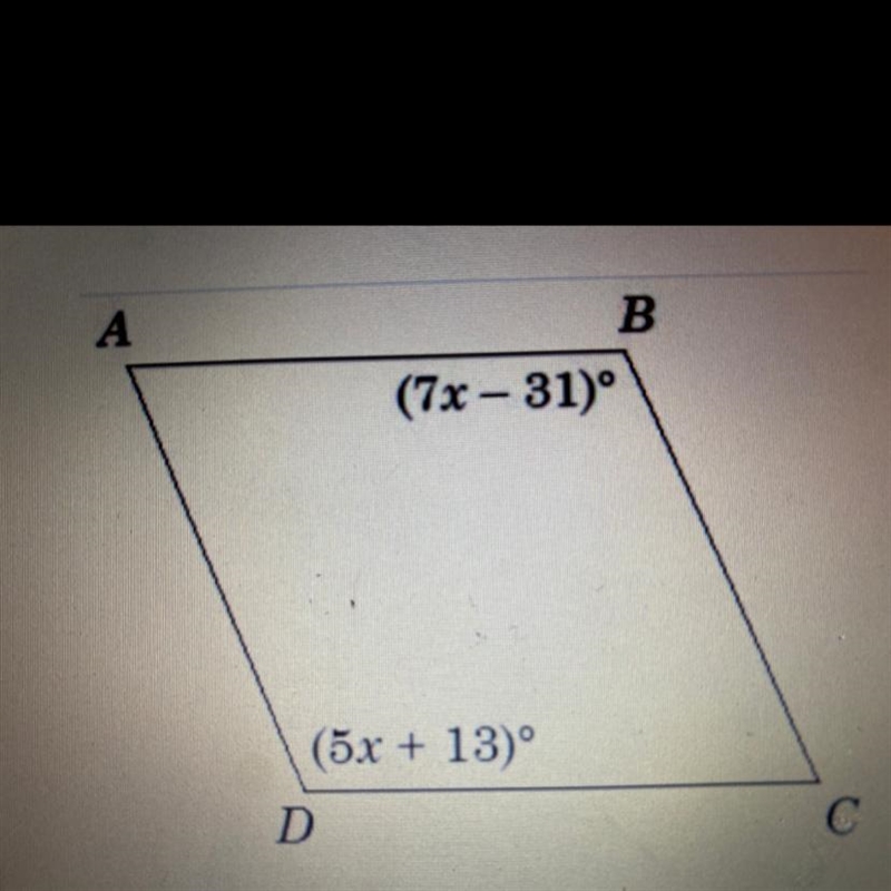 Figure ABCD is a parallelogram. use what you know about the properties a parallelograms-example-1