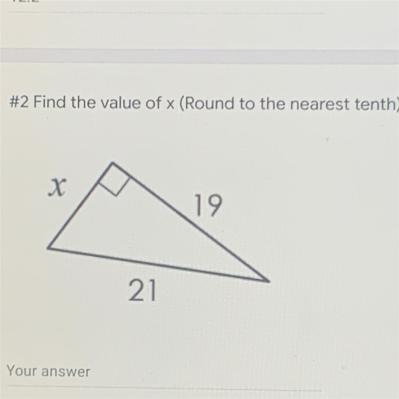 Find the value of x (Round to the nearest tenth) Help plssssssssss-example-1