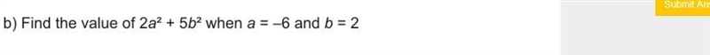 Find the Value of 2a2+5b2-example-1