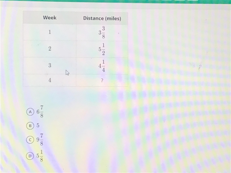 Michells aim to swim a total of 23 miles in 4 weeks. The table below shows the number-example-1