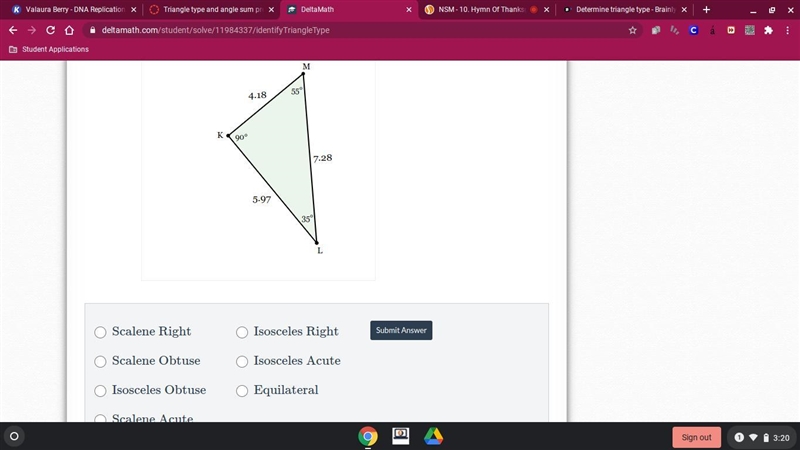 Determine triangle type?-example-1