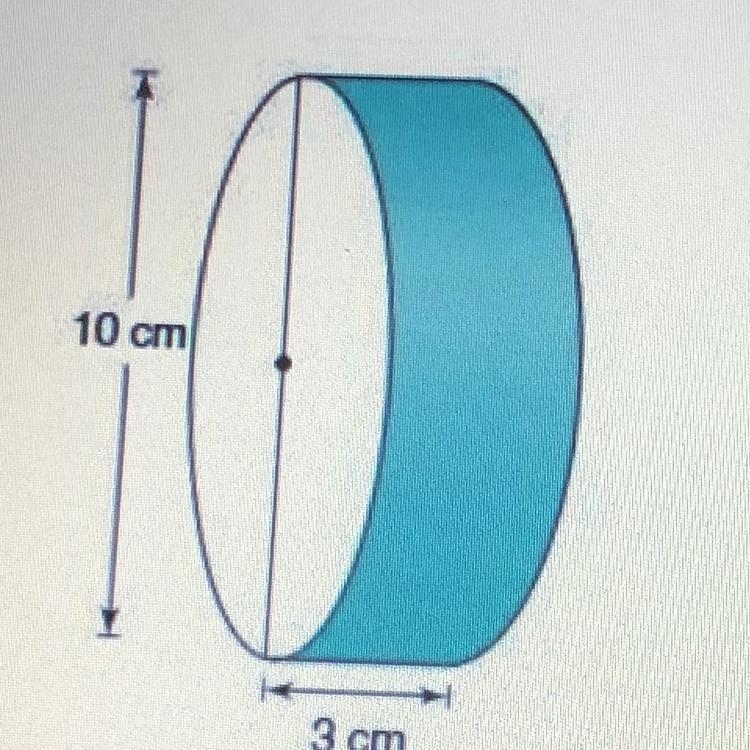 Find the surface area of the cylinder. Round to the nearest tenths.-example-1