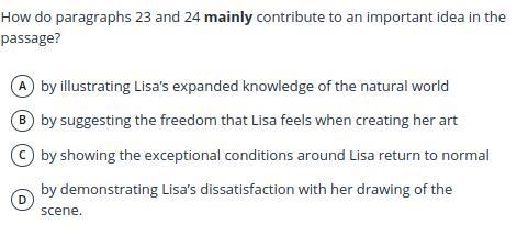 ​ ​ ​Lisa smiled at her reflection, then made a funny face. She wore a cap, and her-example-5