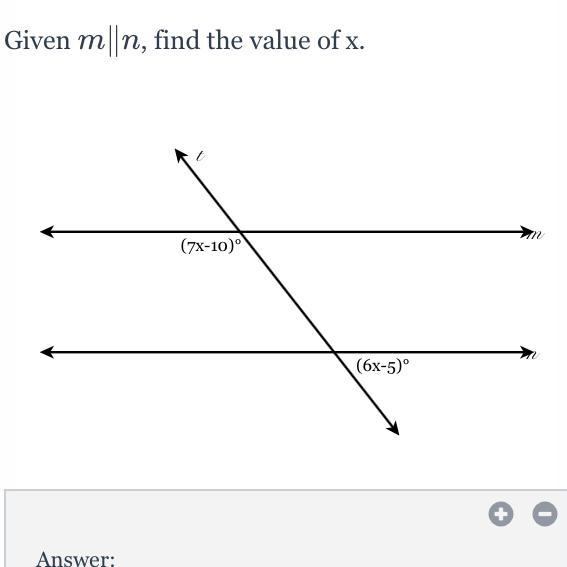 Find the value of x-example-1