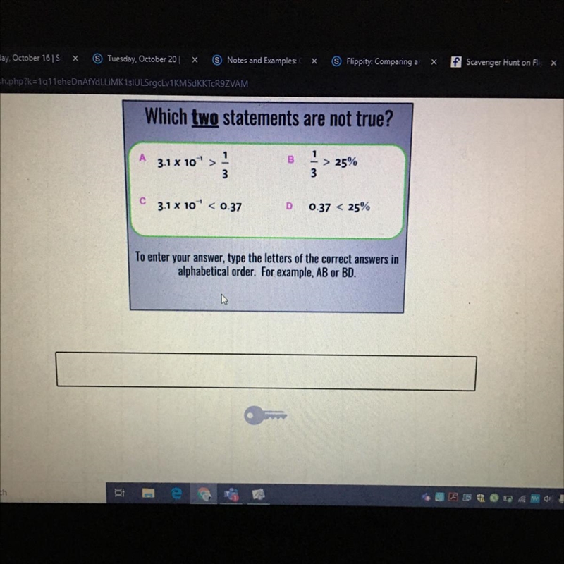 Which two statements are not true?-example-1