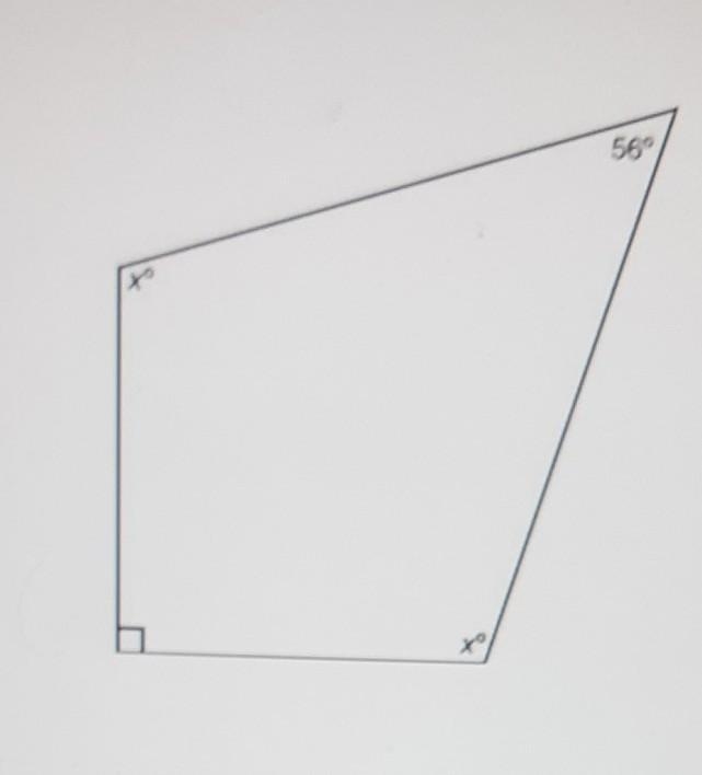 What is the value of X in the trapezoid shown below?​-example-1