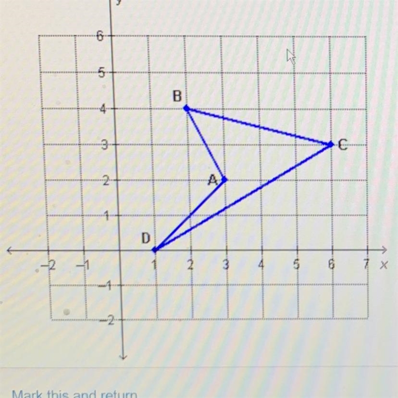 What are the coordinates of A after reflecting across the line x = 3?-example-1